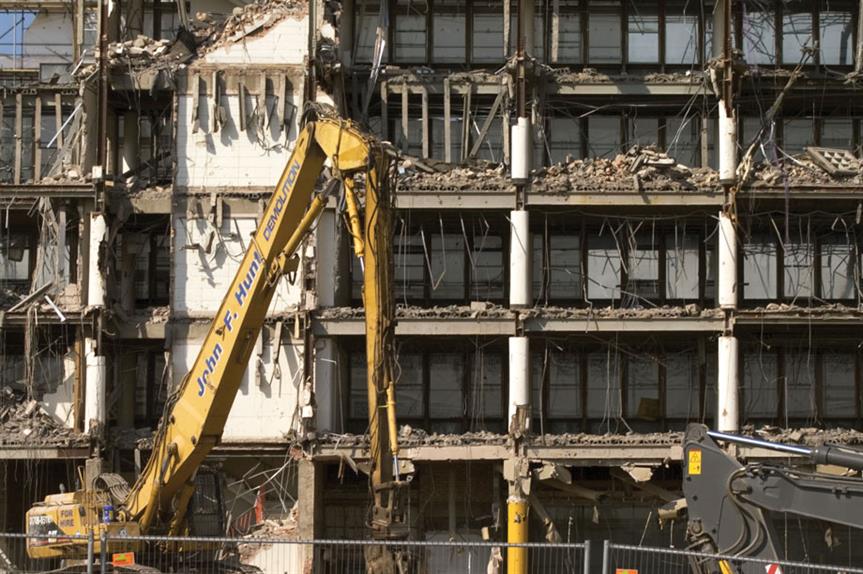 Demolition: the planning minister has proposed to extend rights regime to allow homes to replace workspace