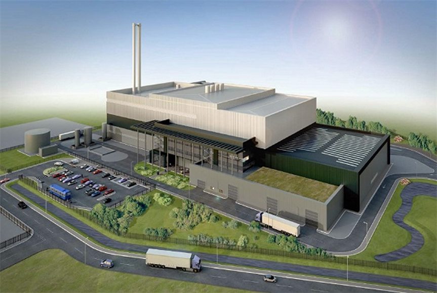 Plans for energy from waste facility approved. Image by Miller Turner