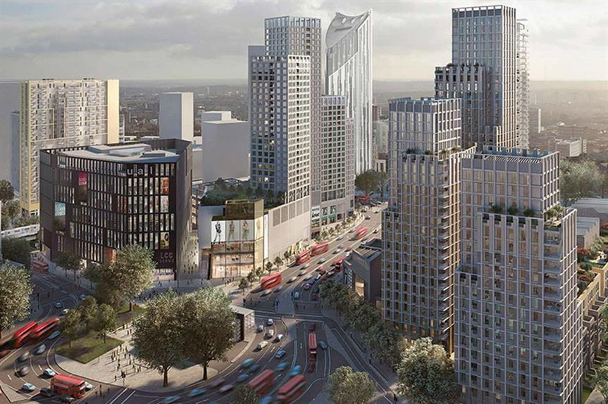 A visualisation of plans for the regeneration of Elephant and Castle. Pic: Delancey