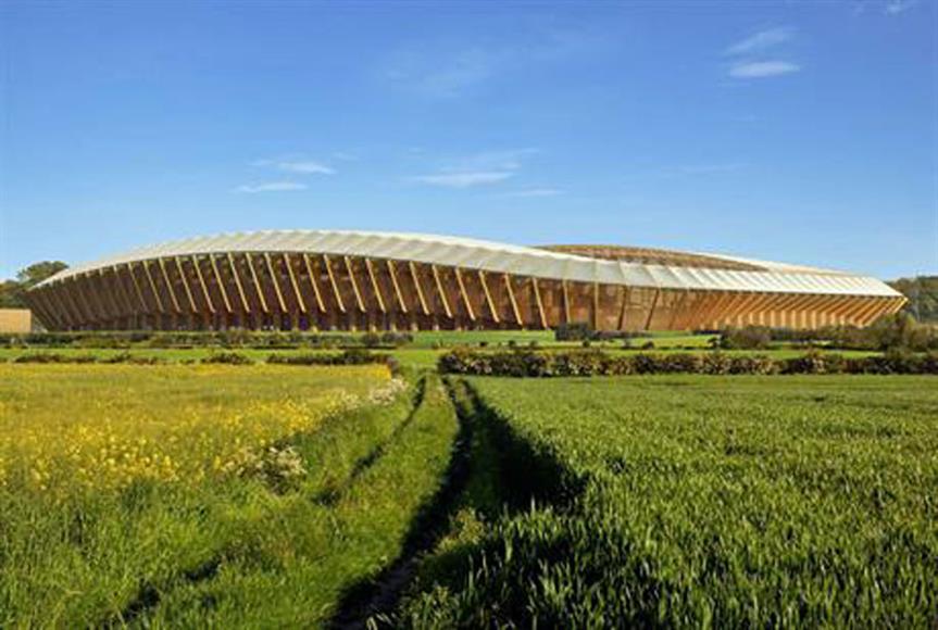 A visualisation of the stadium. Image by Forest Green Rovers