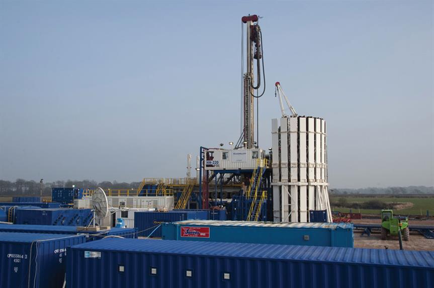 A fracking rig: government intends to speed consents process