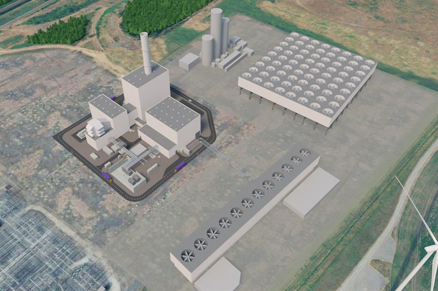 A visualisation of the power plant at Keadby (Pic: SSE Thermal)