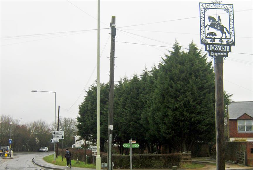 Kingsnorth, Kent: 550-home scheme approved. Image by David Anstiss, Geograph
