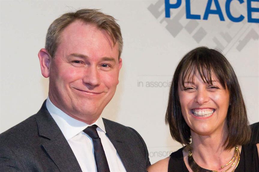 Making connections with urban village: Commercial Estates Group director Jon Kenny and Beattie Communications director Victoria Walker