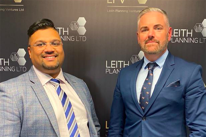 Shan Dassanaike (chief operations officer) and Paul Kallee–Grover (Pic: The Leith Group)