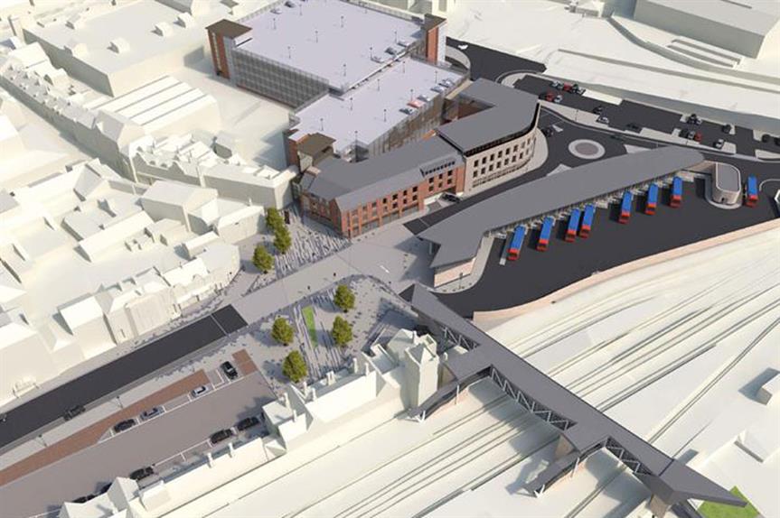 An artist's impression of the finished scheme