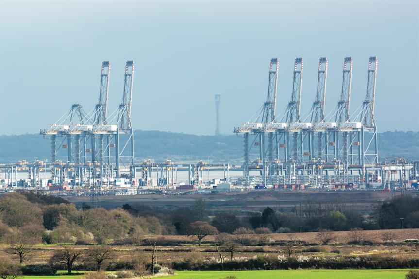 Cranes at the London Gateway port in Essex (Pic: Getty)