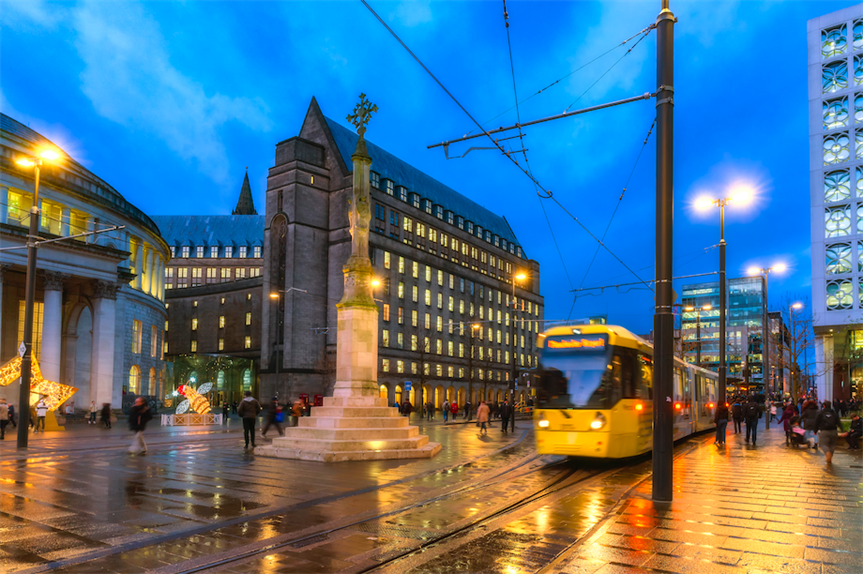 Manchester city centre (Pic: Getty)