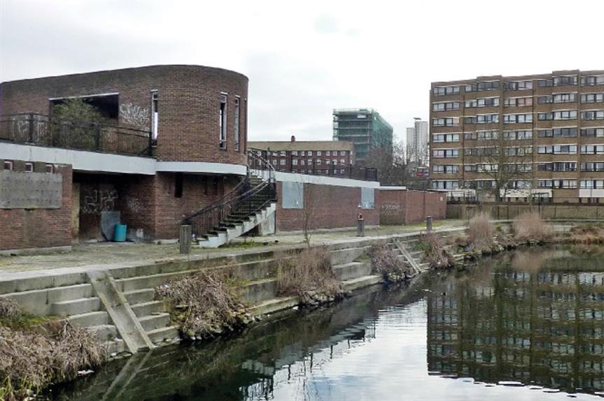Mast Pond Wharf: the site, which used to be an aquatic centre, is now derelict