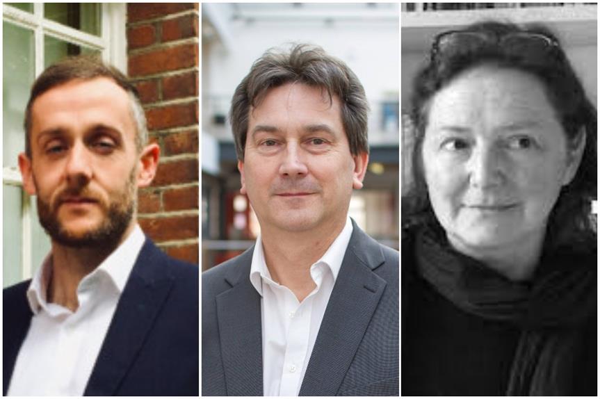l-r Steve Taylor, Jeremy Youles and Gail Mayhew