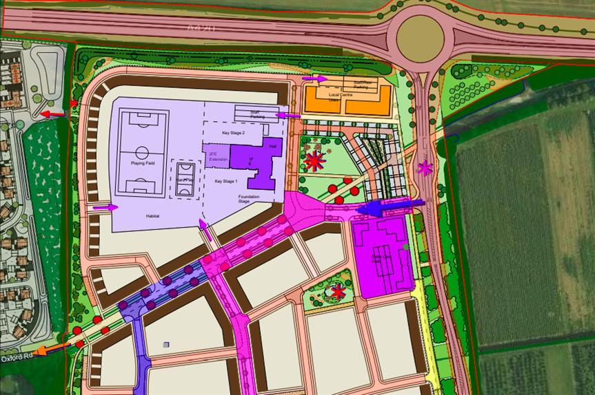 The masterplan for the proposed site (Pic: Lioncourt)