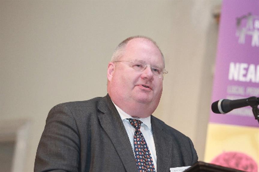 Communities secretary Eric Pickles