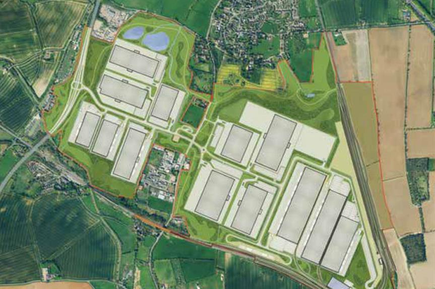 A masterplan visualisation of the Rail Central scheme