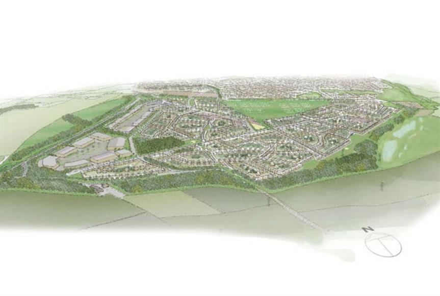 A masterplan visualisation of the development. Image: Clowes Developments