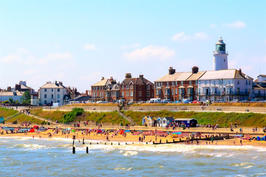 Southwold Beach in East Suffolk (Pic: Getty)