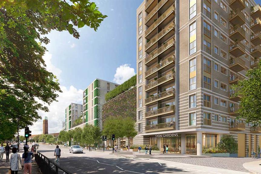 A visuslisation of the redeveloped Homebase site (pic: Tesco/St Edward)
