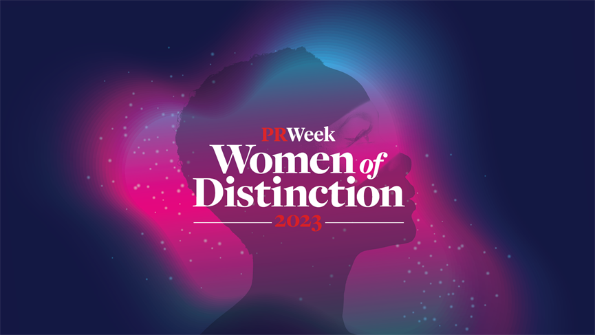 PRWeek Women of Distinction 2023 logo