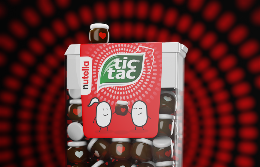 Picture of Nutella flavored Tic Tac 