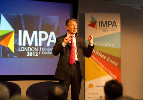 Former Conservative Party politician Michael Portillo spoke at the IMPA conference