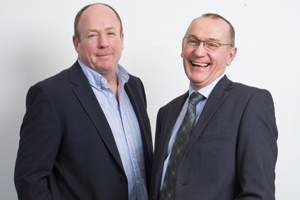 Line Up managing director Duncan Beale and Inchcape group communications director Ken Lee