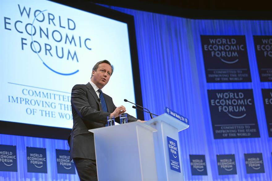 David Cameron at World Economic Forum, Davos 2014