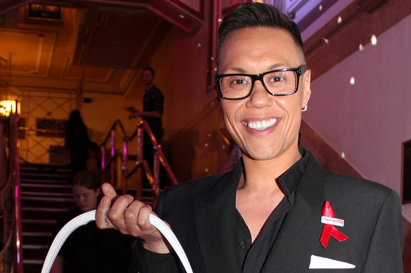 Gok Wan at the HBAA's fundraiser