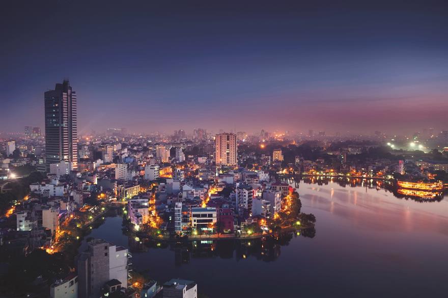 Hanoi at night