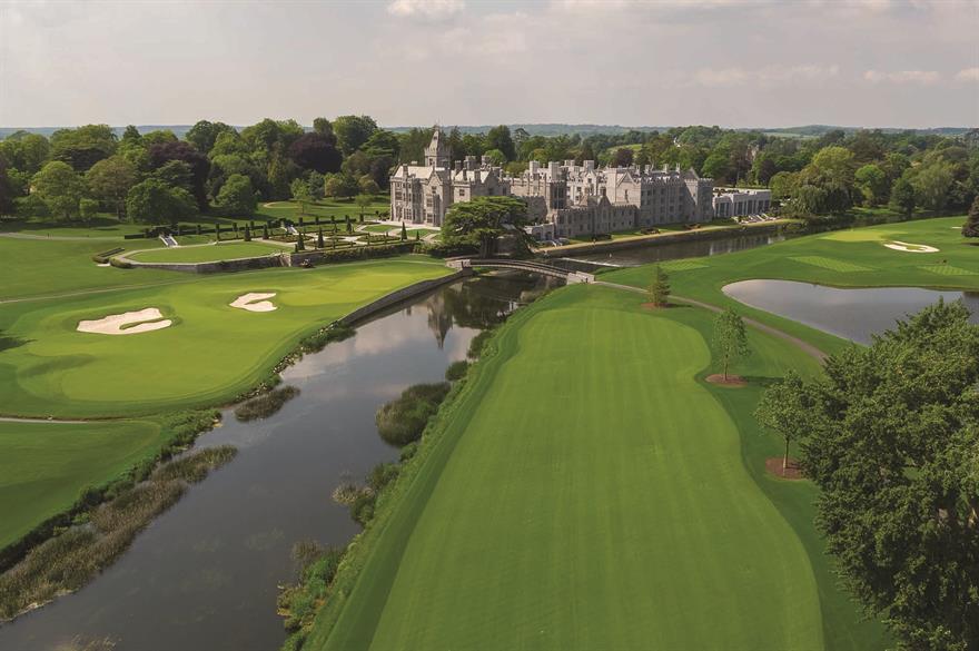 Adare Manor and its golf course