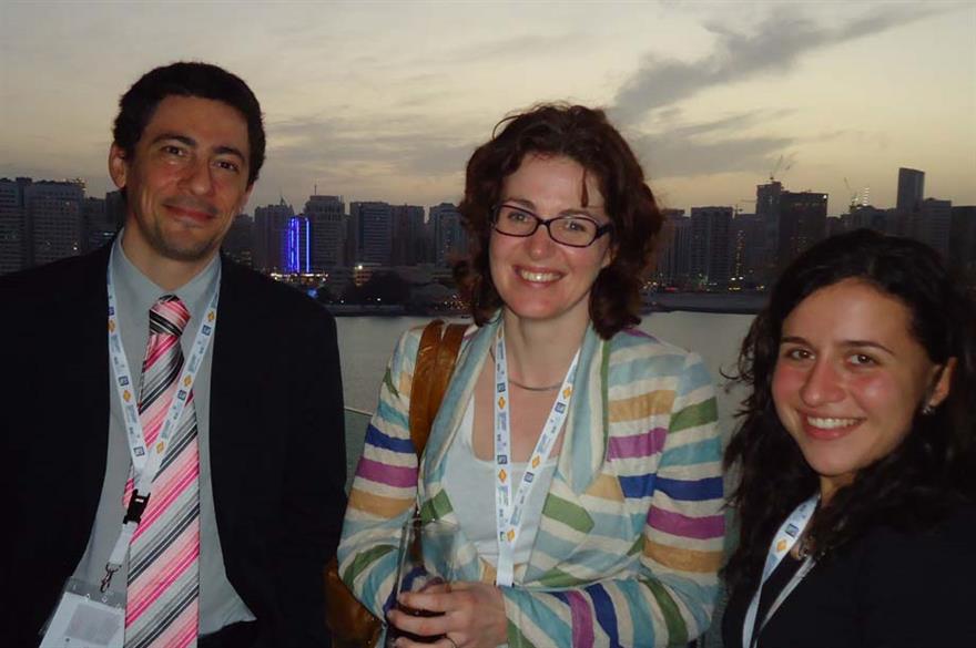 Hosted buyers enjoy Abu Dhabi's skyline at The Rosewood hotel