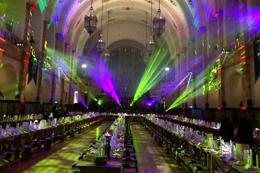 Employees from the law firm Gateley enjoyed the Harry Potter event by Eventologists