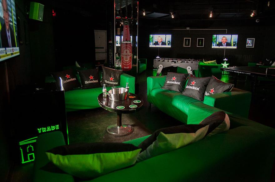 Heineken Box at Amber Bar, City of London