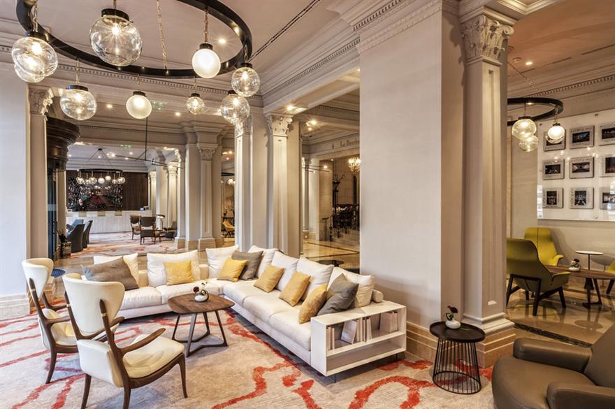 Ritz-Carlton Budapest hotel lobby design