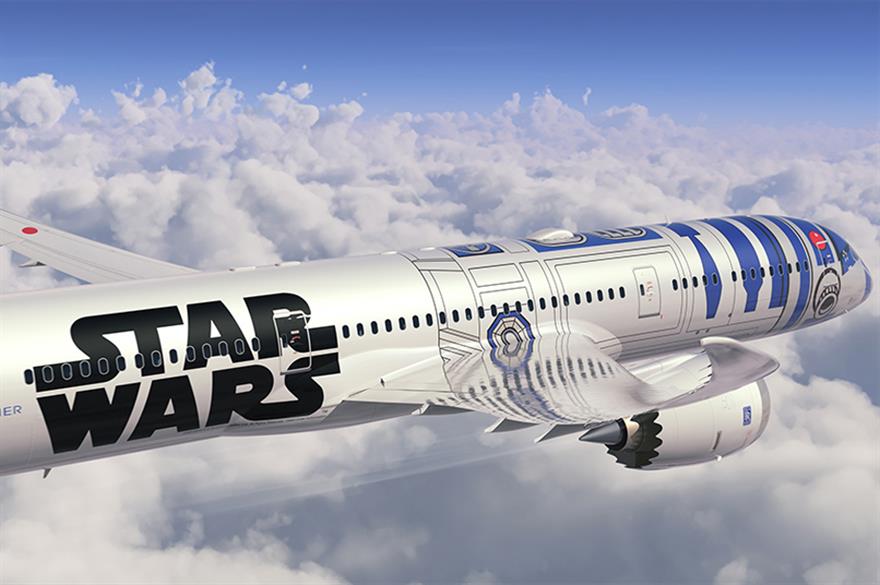 Nippon Airways is to launch a Star Wars plane