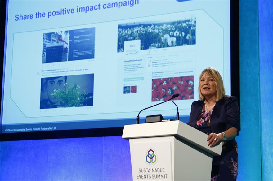 Nadine Dezera kicks of the Sustainable Events Summit