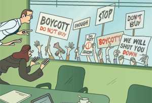 How to deal with consumer protest