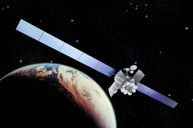 Inmarsat I-5 Satellite in flight