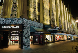 House Of Fraser Cashes In On Christmas As Bank Collapses
