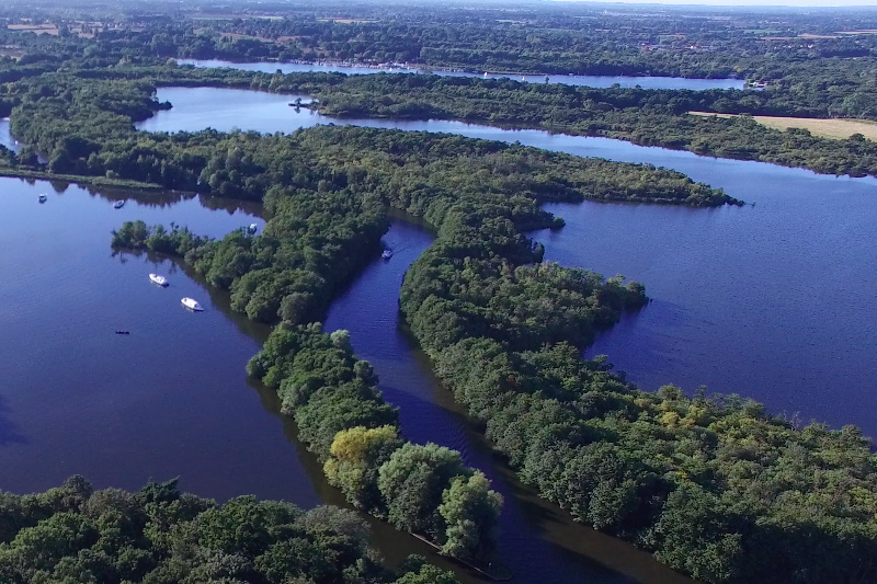 Hoveton Broad (on the right) has been the subject of a tussle between the Environment Agency, Natural England and anglers. Photograph: Broadsman101 / Wikimedia Commons