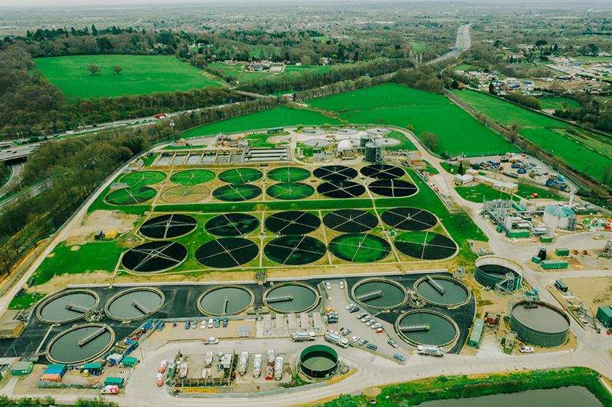 A sewage treatment works near London. Photograph: Karl Hendon/Getty Images