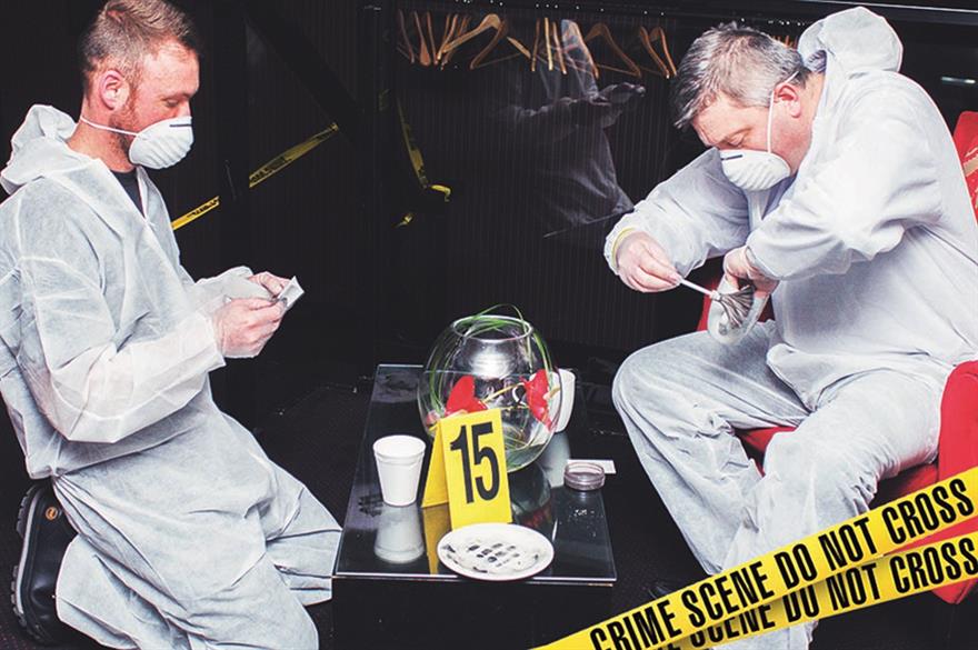 Shop Direct's The Killing - A Criminal Investigation teambuilding event