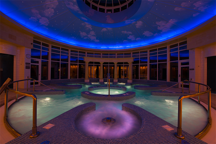 Hydropool and spa at Chewton Glen