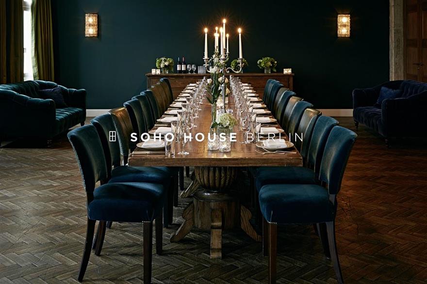 Exclusive dining at Soho House Berlin