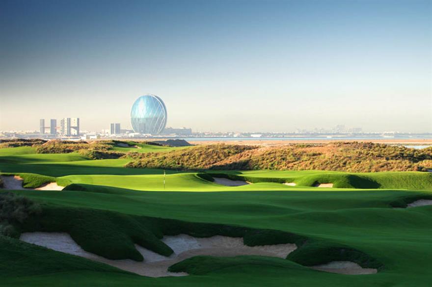 Yas Links golf course, Abu Dhabi