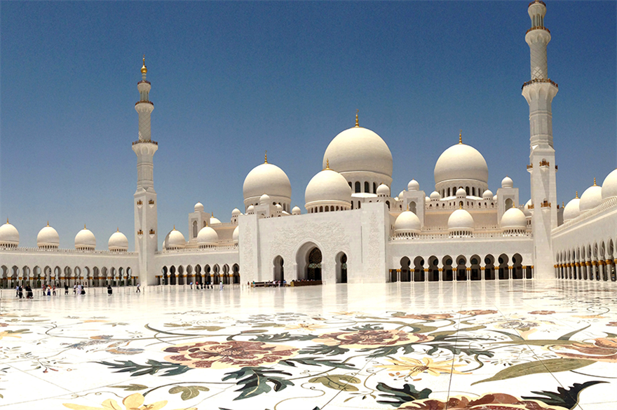 Abu Dhabi... for the large-scale reward and recognition trip