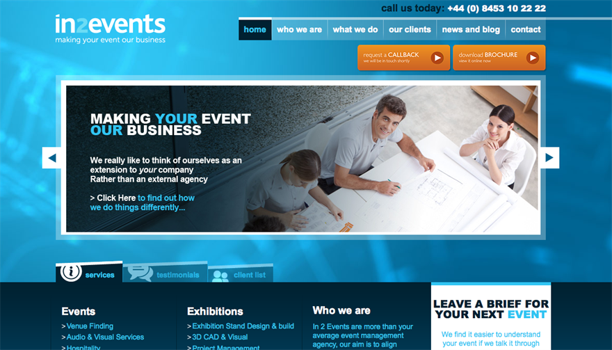 In2Events ranked 46th in C&IT's Top 50 UK agencies table