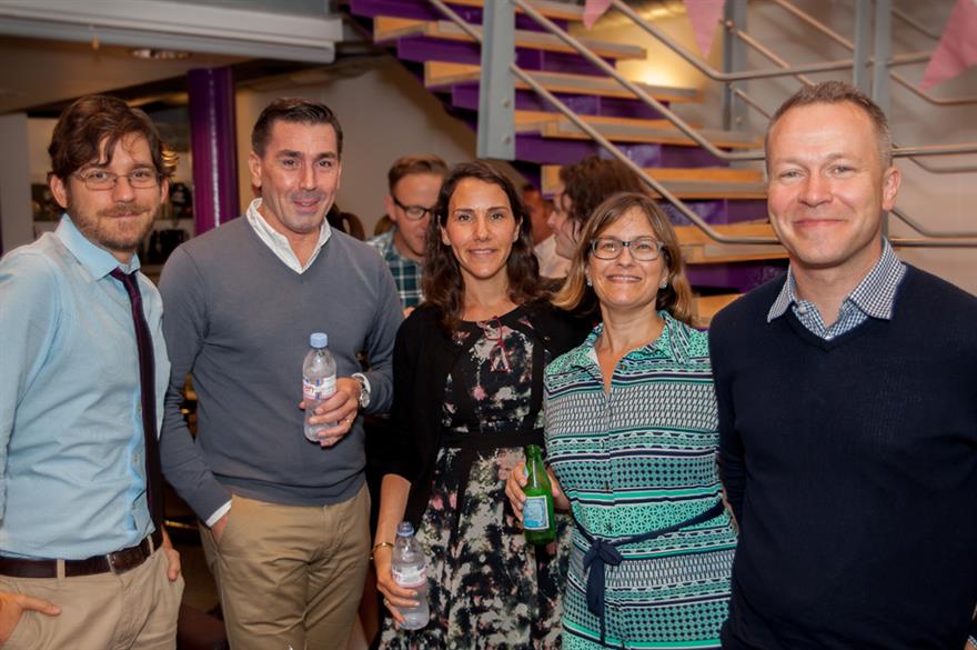 Mark Riches with Ed Stanger and members of the First Protocol New York team