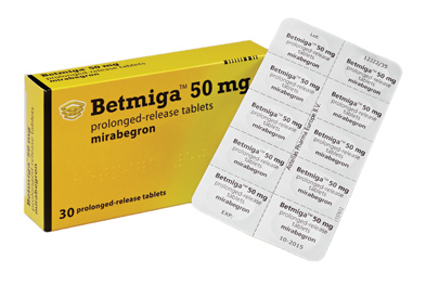 Mirabegron causes relaxation of smooth muscle in the bladder, enhancing urine storage.
