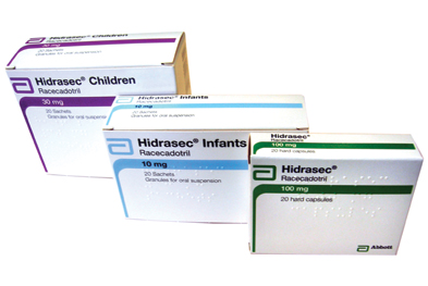 Racecadotril is the only agent licensed in the UK for the treatment of acute diarrhoea in infants and children from three months