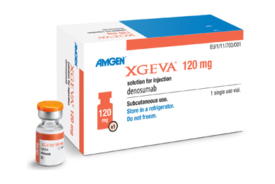 Xgeva is given by subcutaneous injection every four weeks