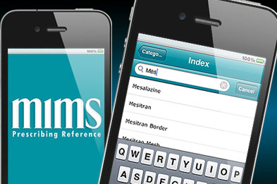 MIMS prescribing app available on both iPhone and Android